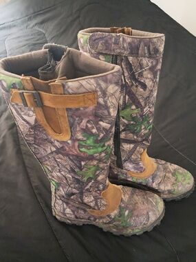 Rocky Mens 16" Snake Boot Size 10.5